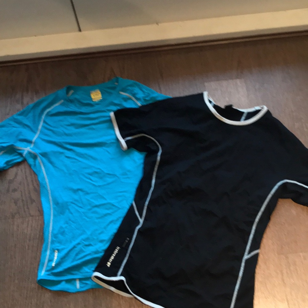 Two icebreaker merino wool tops